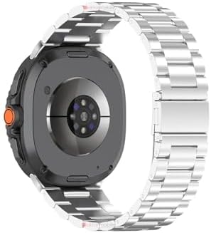 Alternative view of - Galaxy 8 46 mm ile Uyumlu Metal Kordon Premium Paslanmaz Çelik Kayış Baklalı Model