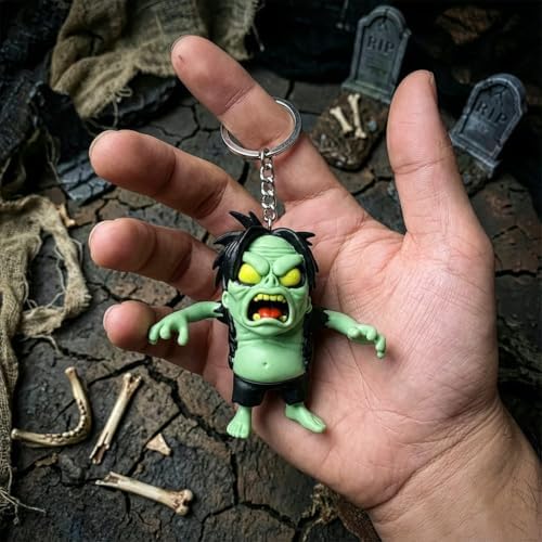 Alternative view of Zombi Canavar Anahtarlık, Korku Temalı Çanta Süsü ve Hediyelik Oto Aksesuarı | Gronk