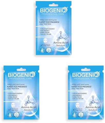 Beauty Kağıt Maske Aminoasit 25 gr (3 paketi)