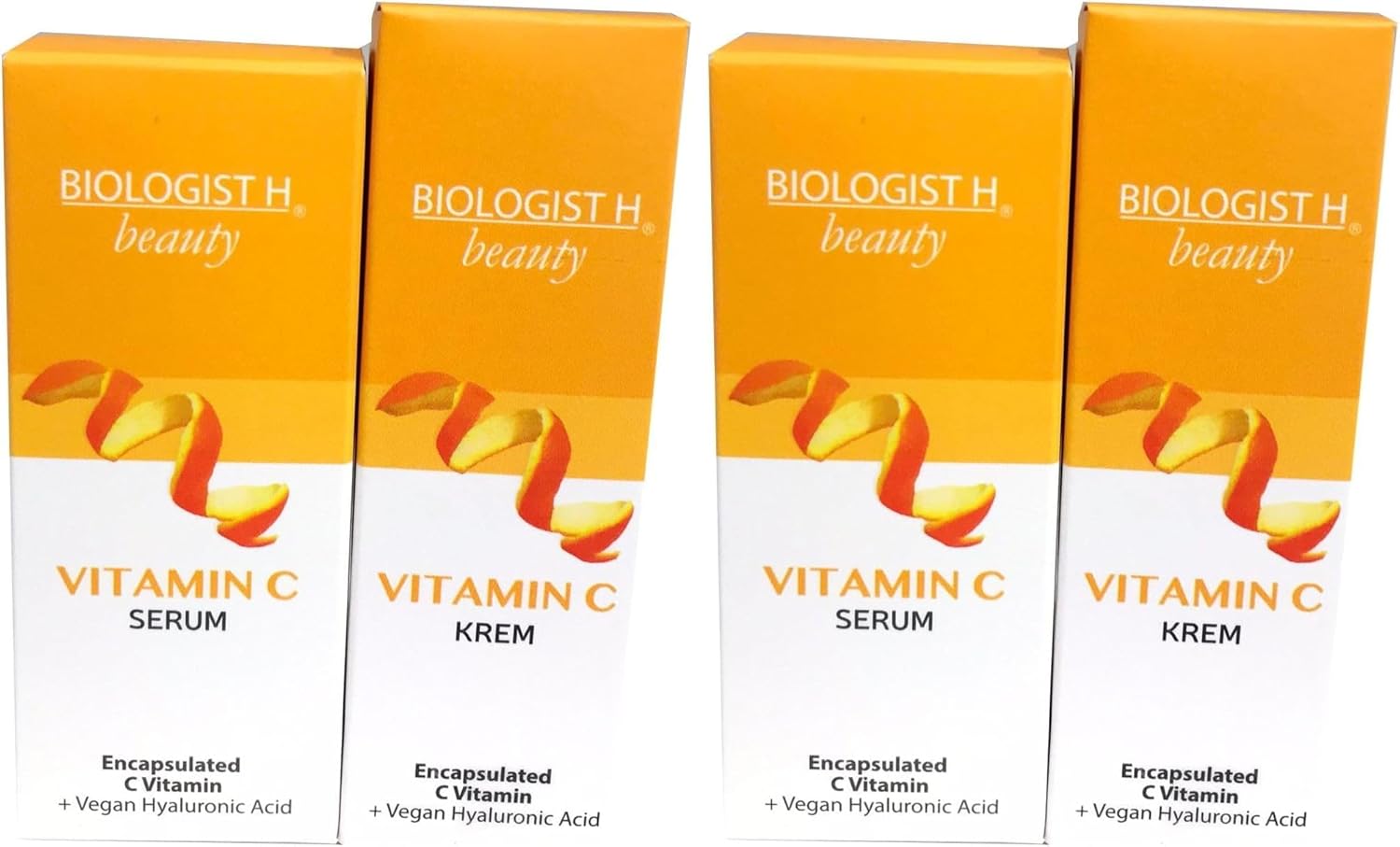 Bıologısth Beauty Yüz Bakım Nemlendirici Serum Yüz Vitamin C Yaşlanma Karşıtı Pompa 20 1 (2 paketi)
