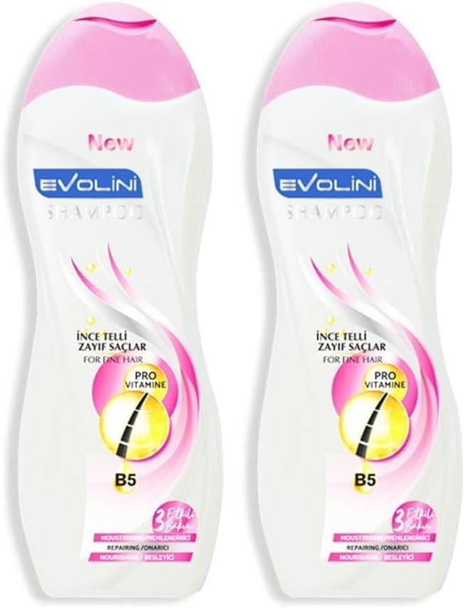 600 ml Şampuan Ince Tellı Saçlar (2 paketi)