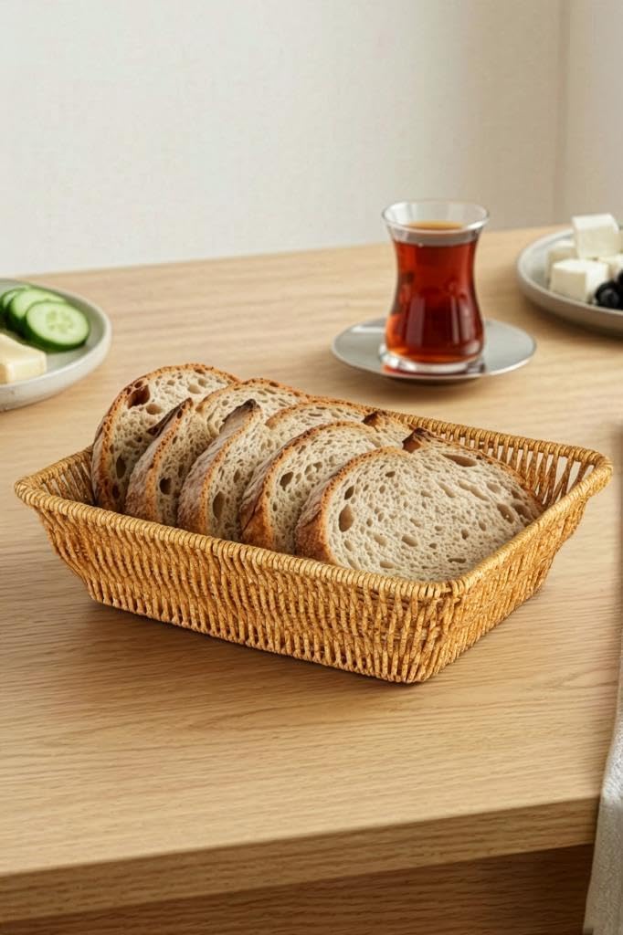 Alternative view of Dikdörtgen Mini Ekmek Sepeti - BB6061