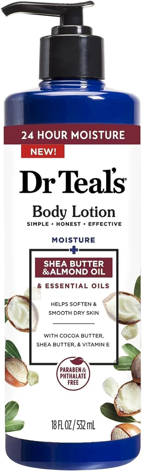 Shea Butter & Almond Oil Nemlendirici Vücut Losyonu 532ML, 810106613154