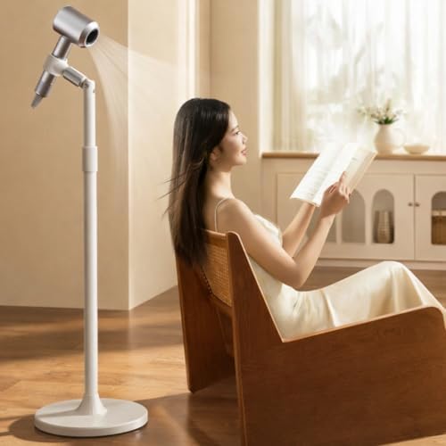 Jopree L36 | Ayarlanabilir Saç Kurutma Makinesi Standı, ile uyumlu Eller Serbest Fön Standı, Yükseklik ve Açı Ayarlı, Kaymaz Ağırlıklı Taban, Ev ve Evcil Hayvan Kurutma İçin Uygun