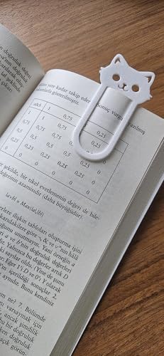 Alternative view of 3D Baskı Sevimli Kedi Kitap Ayracı 10'lu Set Plastik