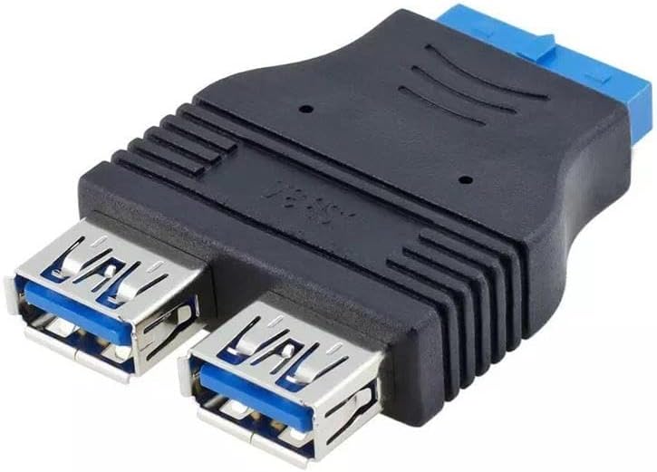 Alternative view of 2449 19 Pin 2xUSB 3.0 To 9 Pin USB 2.0 Çevirici Dönüştürücü Adaptör