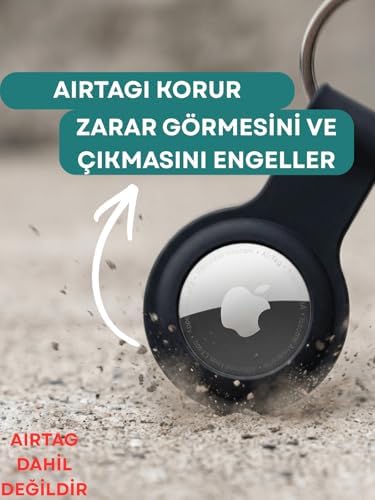 Alternative view of Gözcü Mobil Uyumlu Anahtarlıklı Koruyucu Silikon Dayanıklı Koruyucu Kabı Akıllı Takip Cihaz Kılıfı (Siyah)