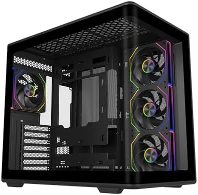 Alternative view of Cooler 600 E600-KGNN85-S01 4x120mm ARGB Fan ATX Siyah 850W ATX 3.1 - PCIE 5.0 80+ Mid Tower Gaming (Oyuncu) Kasası