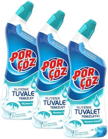 Tuvalet Temizleyici Jel Okyanus Esintisi 750 ml (3 paketi)