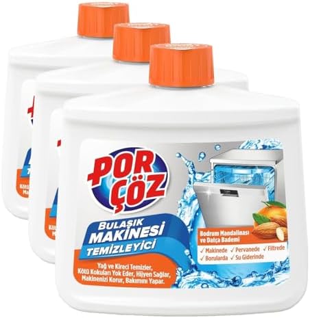 Bulaşık Makinesi Temizleyici (Bodrum Mandalinası - Datça Bademi) 250 ml (3 paketi)