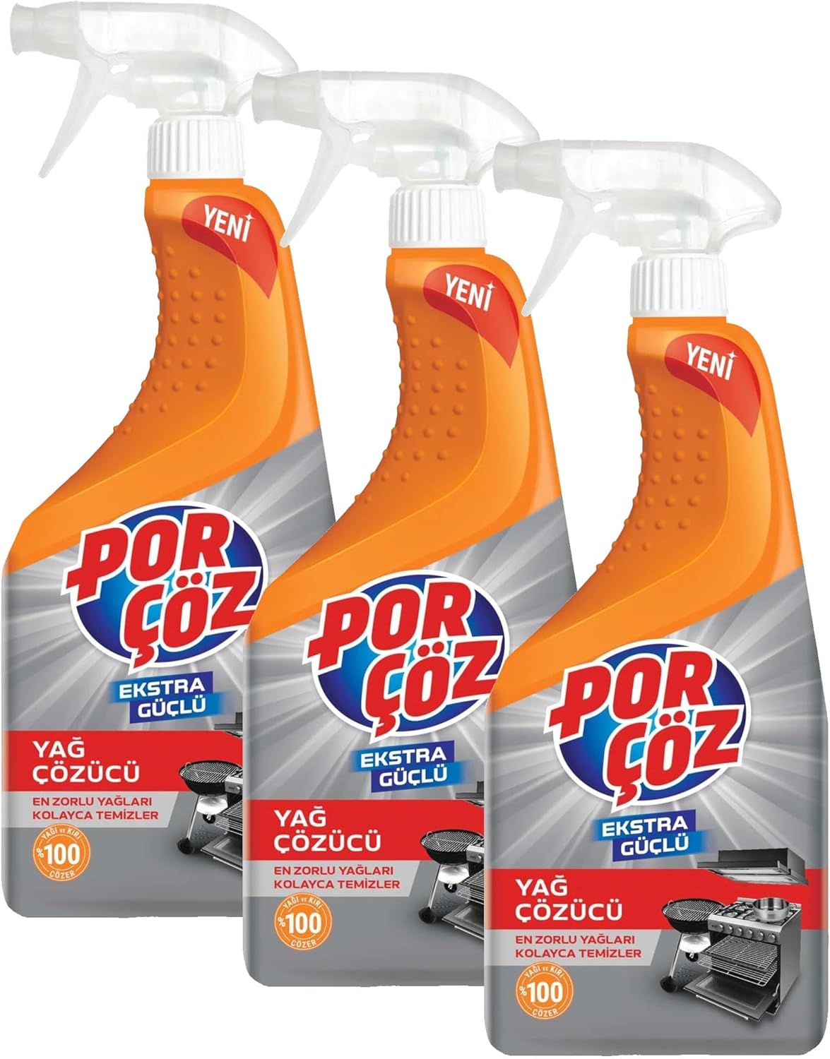 Alternative view of Ekstra Güçlü Yağ Çözücü Sprey 750 Ml (3 paketi)