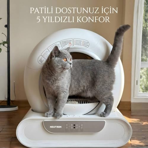 Alternative view of Yeni Nesil Akıllı Kedi Tuvaleti, Otomatik Kedi Tuvaleti, NTL-PW-65BW