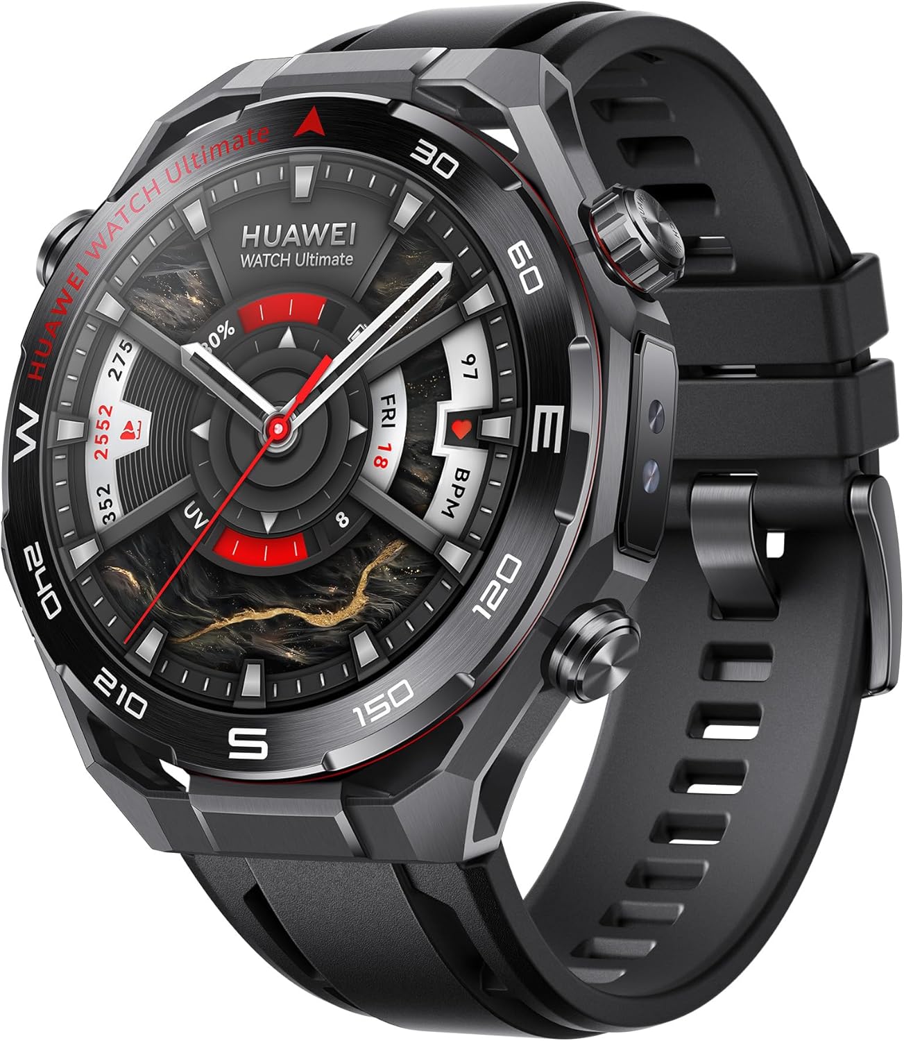 Alternative view of WATCH 2 Akıllı Saat, GPS, Zirkonyum Bazlı Sıvı Metal Kasa, 150m Dalış Desteği, Sonar Tabanlı Su Altı İletişimi, Bluetooth Arama, Hassas Sağlık Takibi, Safir Cam, Uzun Pil Ömrü - Siyah