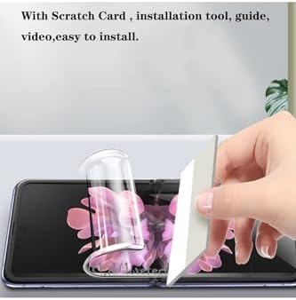 - Galaxy Z Flip 4 ile Uyumlu Ön Arka 2in1 Ekran Ve Kasa Koruyucu Film Clearcrystal Şeffaf Fullbody