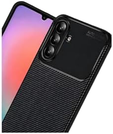 - Galaxy S26 Plus ile uyumlu "S26 PLUS" CARBONFOCUS Telefon Kılıfı - Karbon dizayn, Silikon Kapak SİYAH - SİYAH