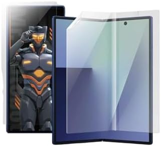 - Galaxy Z Fold 7 ile Uyumlu Ön Ve Arka 2in1 Ekran Koruyucu Goril Cam Anti AF HD Görüntü Özellikli