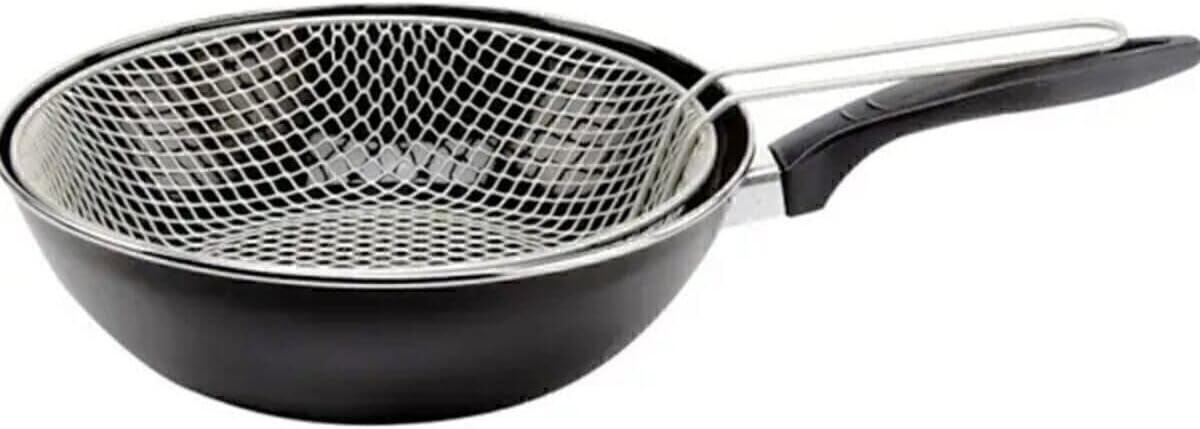 Alternative view of 26cm Cips Kızartma Fritoz Wok Tava