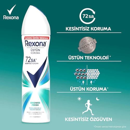 Alternative view of Rexona Shower Fresh Sprey Deodorant 150 ml + Kotex Ultra Normal Avantajlı Paket