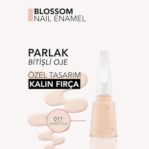 Alternative view of Yoğun Pigmentli & Uzun Süre Kalıcı Parlak Bitişli Oje - 011 MNKYFLOWER
