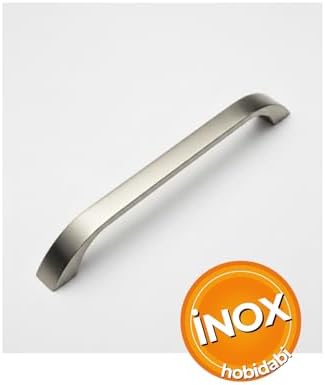 Göksu 10 Adet İnox Metal Mutfak Dolap Kulpları, Çekmece Kapak Kulbu, Mobilya Kulp (160 mm)