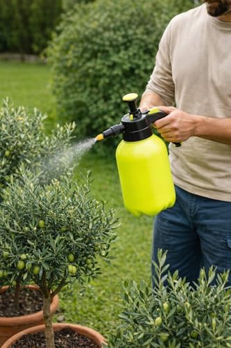 Basınçlı Bahçe Spreyi 2 Litre, El Pompalı İlaçlama Ve Sulama Püskürtücüsü, Ayarlanabilir Nozul, Çok Amaçlı Pulverizatör, 2 Litre Basınçlı Sprey Pompası, Bahçe İlaçlama, Bitki Sulama