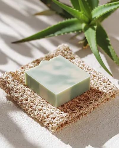 El Yapımı Doğal Argan & Aloe Sabunu – Yoğun Nemlendirici, Besleyici ve Onarıcı Bakım