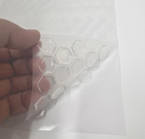 Alternative view of Şeffaf Bal Petek şeklinde 3D Motosiklet Depo Yan Pad