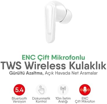 Bluetooth Kulaklık 5.4 – ENC Teknolojili - Gürültü Azaltmalı