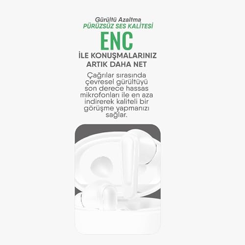 Alternative view of Bluetooth Kulaklık 5.4 – ENC Teknolojili - Gürültü Azaltmalı