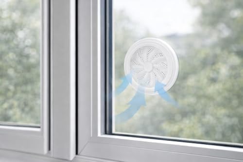 Ayarlanabilir Menfez Kapağı, Pencere Ve Duvar İçin Havalandırma Kapağı, Dönebilir Hava Akış Kontrolü, Plastik Yuvarlak Havalandırma Menfezi, Ev Ofis Garaj Kullanımı