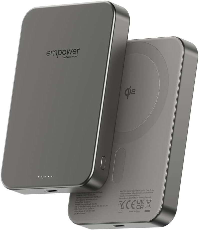 Alternative view of Empower by PanzerGlass 10000mAh Powerbank Titanium Gri