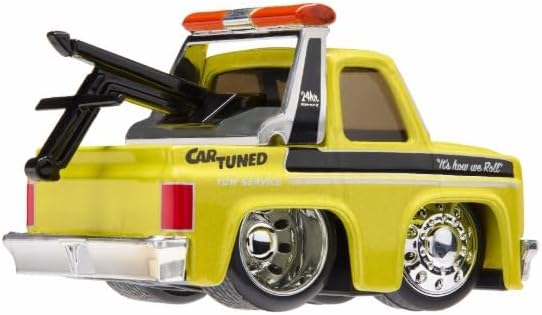 Alternative view of MGAE CarTuned S3 1987 Chevy C10 Sarı Çekici Araba, Diecast Arabası, Metal Gövde, Çok Renkli