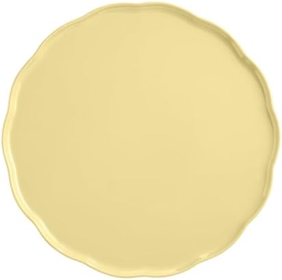 Alternative view of Emile Henry Madeleine Yuvarlak Servis Tabağı 31 cm Tereyağı Sarısı/Vanille