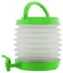 Katlanabilir Su Sebili, Yeşil, 5.5 Litre, Musluklu, Taşınabilir