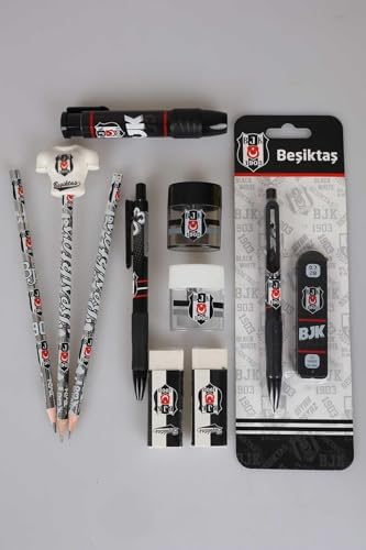 Alternative view of "Dekomus Cep Defteri Hediyeli" Lisanslı 12 Parça Kırtasiye Seti Kurşun Kalem,Silgi Tepeli Kalemtraş