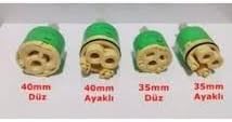 Alternative view of YAPI mutfak lavabo banyo bataryası 40 lik düz kartuş,kartuş ve sökme ve takma anahtarı