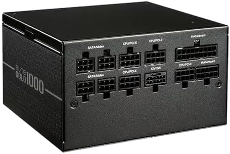 Alternative view of Cooler MPW-A001-AFAG-BEU 1000W ATX 3.1 PCIE-E 5.1 80+ Full Modüler Power
