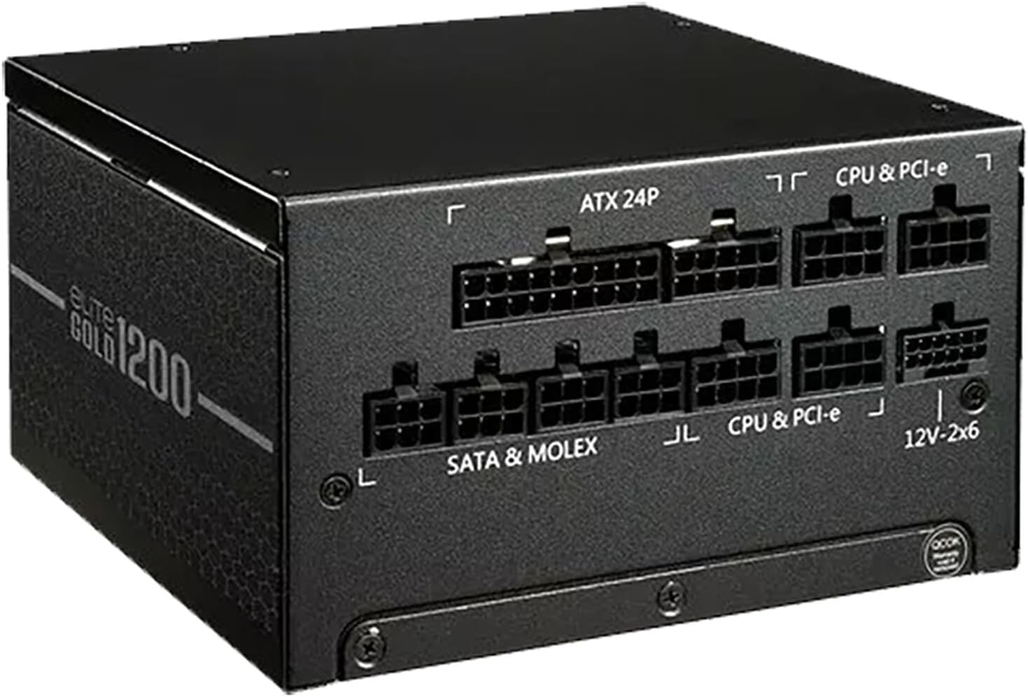 Alternative view of Cooler MPW-C001-AFAG-BEU 1200W ATX 3.1 PCIE-E 5.1 80+ Full Modüler Power
