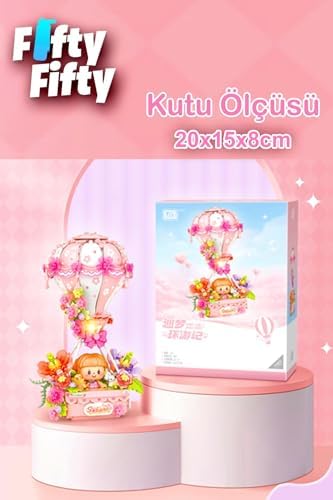 Alternative view of Loz Serisi Pembe Hava Balonu 750 Parça Oyuncak Yapım Seti FFLZ-4114
