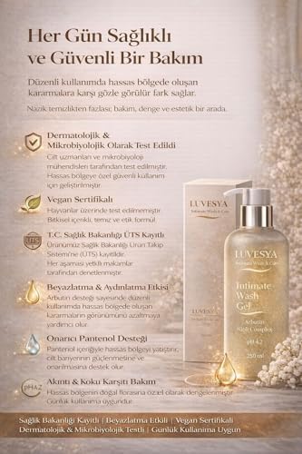 Intimate Wash Gel (Arbutin + Nioil) 250 ml | Özel Bölge Temizleme Jeli