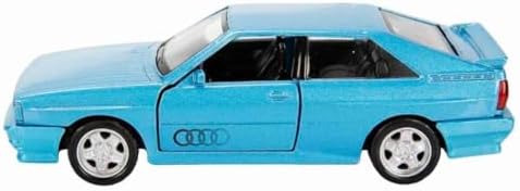 Alternative view of 1:32 Alman Klasikleri Serisi Die Cast Çek Bırak Model Araba - Mavi Quattro