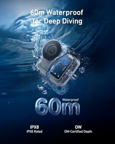 Osmo Uyumlu Su Geçirmez Kılıf (60M), Osmo Waterproof Dive