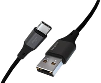 Alternative view of Wahoo USB A-C 3.1A Hızlı Şarj Kablosu, Siyah/ Metal (100 CM)