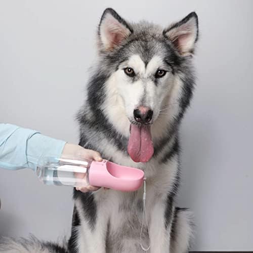 Alternative view of Evcil Hayvanlar İçin 350 ML Taşınabilir Su Seyahat Suluğu – Oval Uç Ergonomik Tasarım, Tek Tuş Su Kontrolü, Su Sızdırmaz Kilit Sistemi, Köpek ve Kedi İçin Pratik Kullanım (Mavi)