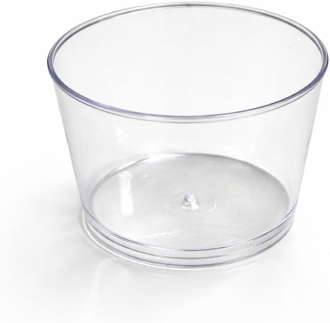 Alternative view of Bodega Mika Tatlı Kabı 180 ml – Kapaksız Şeffaf Sert Plastik Tatlı Kasesi, 30 Adet