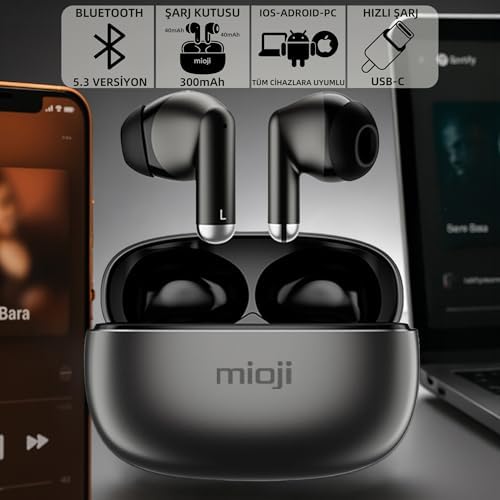 Air Buds 3 Kablosuz 5.3 IOS Windows PC ve Tüm Telefonlar ile Uyumlu Bluetooth Kulaklık - Siyah