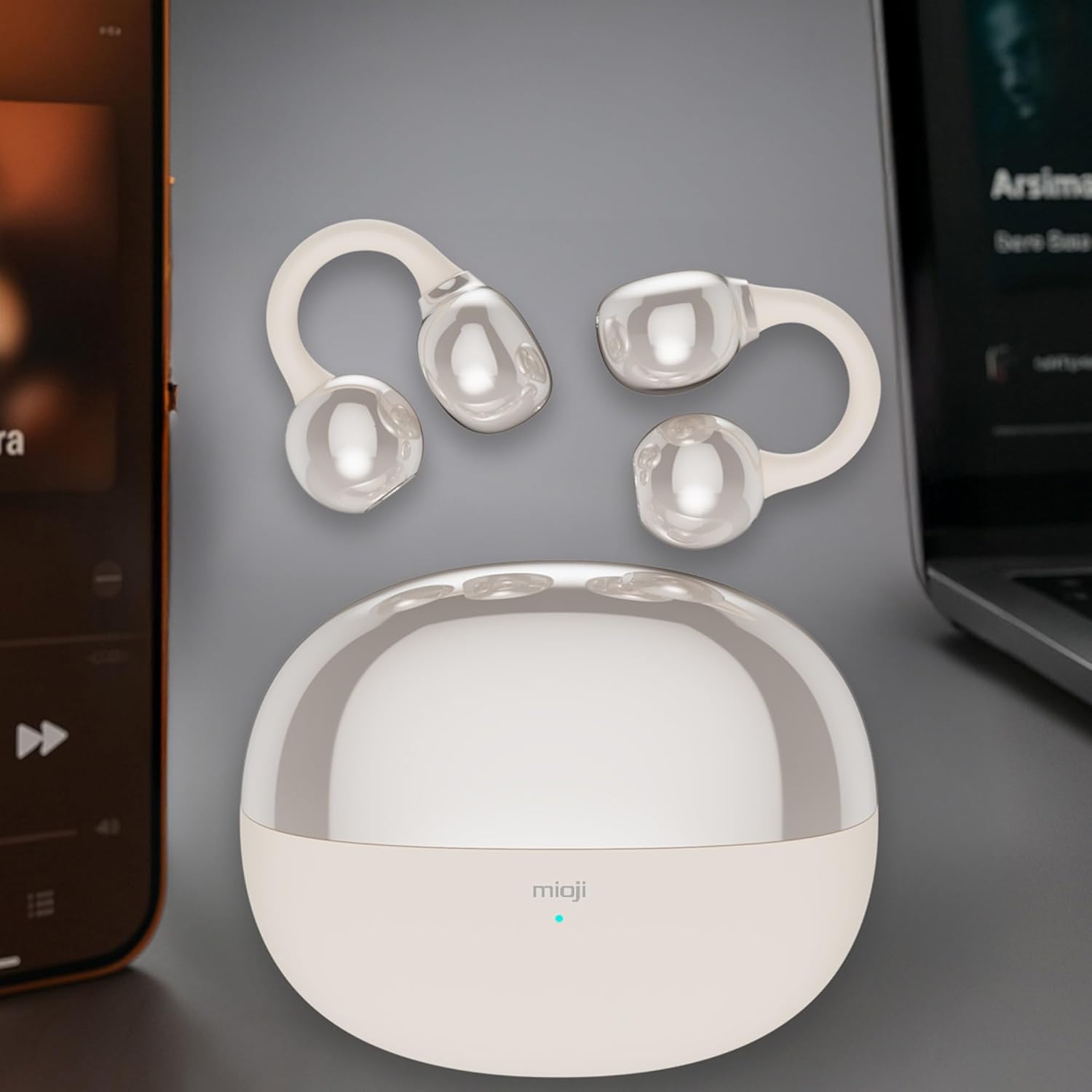 Alternative view of Air Buds 2 Kablosuz 5.4 IOS Windows PC ve Tüm Telefonlar ile Uyumlu Bluetooth Kulaklık - Beyaz