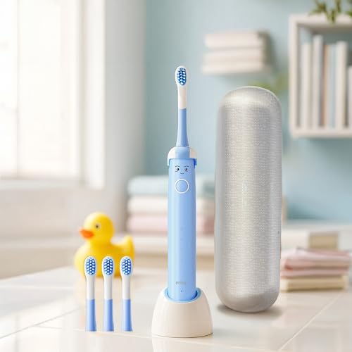 Alternative view of Oral B2 Kids Care Şarj Edilebilir Diş Fırçası Mavi + 4 Adet Fırça Başlık