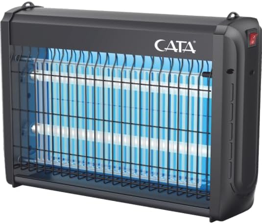 2x10W Elektrikli Sinek Öldürücü Cihaz | 220V | 20 m² Etkili | UV Işıklı Haşere Öldürücü | IP20 | 38x26 cm