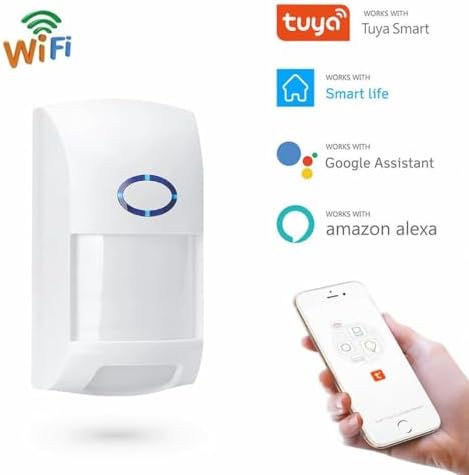 HS-15 Evcil Hayvan Dostu Akıllı WiFi PIR Hareket Sensörü – Uyumlu, Bildirimli, Kablosuz
